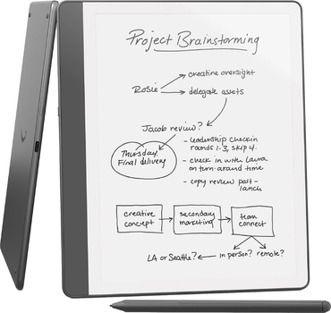 Электронная книга Amazon Kindle Scribe 64GB Premium Pen Tungsten (B0CZ9T2C6B)