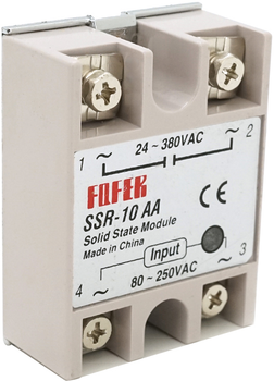 Твердотельное реле FQFER SSR-10AA 10А 80-250VAC (YT31121)