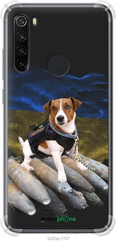 Силікон із посиленими кутами чохол на Xiaomi Redmi Note 8 Патрон "5320sp-1787-70447"