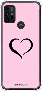 Силикон с усиленными углами чехол на Motorola Moto G30 Сердце 1 "4730sp-2320-70447"