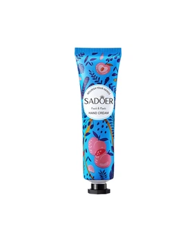 Крем для рук с ароматом персика Sadoer Peach Plant Extract Hand Cream