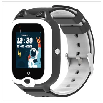 Детские смарт часы-телефон с GPS Wonlex KT22 Android 8.1 c видеозвонком и прослушкой (KT22), midnight black