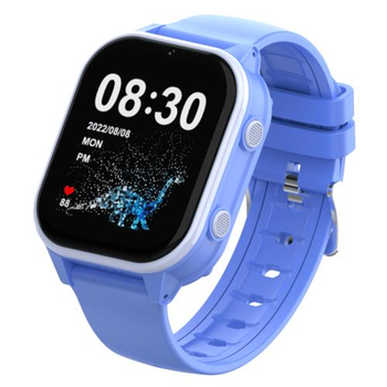 Детские смарт часы-телефон GPS Wonlex KT19 Pro Android 8.1 Blue с прослушкой, видеозвонком и вибрацией (KT19Pro)