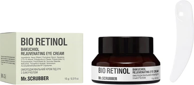 Омолаживающий крем под глаза Mr.Scrubber Bio Retinol с бакучиолом 15 мл (4823109701786)