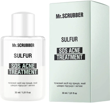 Точечное средство от прыщей Mr.Scrubber SOS Acne Treatment Sulfur 30 мл (4823109702271)