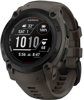 Смарт-часы Garmin Instinct E 40 mm Black Bezel with Charcoal Band (010-02932-00)