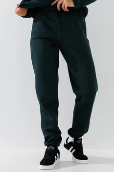 Спортивные штаны джоггеры женские LAWA WBC02438 XS Темно-зеленый