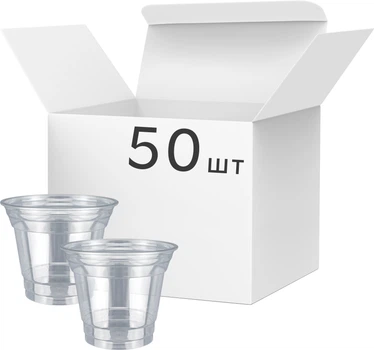 Упаковка стаканів Альфа Пак Купольних 250 мл 50 шт (4885845698119)