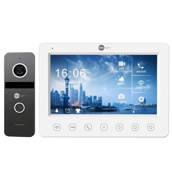 Комплект відеодомофона Neolight NeoKit FHD PRO (KAPPA+HD + SOLO FHD) 7" 16:9 1024×600 камера 1080p (99-00009686)