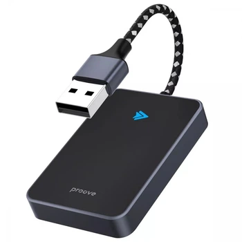 Бездротовий адаптер Proove AA-01 для Android Auto (Bluetooth, USB/Type-C, OTA-оновлення) SMAA00100001 Black