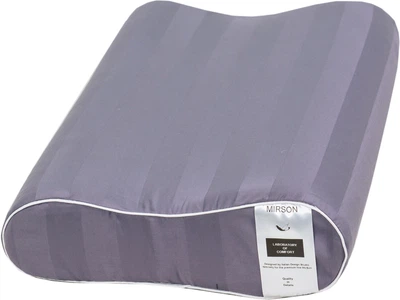 Подушка ортопедична MirSon №6089 Noble stripe Graphite 49х32х10.5 (2200003262438)