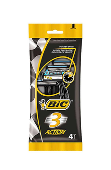 Одноразові бритви BIC 3 Action - 4 шт
