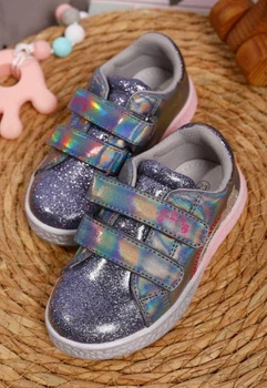 Кроссовки детские Tom.M 23 серебристые