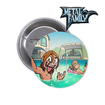 Значок Metal Family | Семья металлистов #01