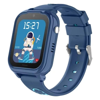 Детские смарт часы D38-X1 с SIM картой, GPS, прослушиванием, видеозвонком, 4G Play Market, Операционная система Android IOS Синий