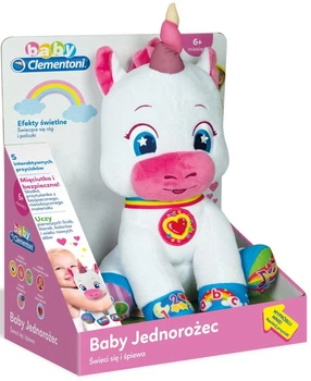 Interaktywny Jednorożec Clementoni pluszowy (wersja polska) (8005125505449)