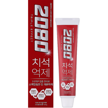 Зубная паста 2080 Triple Effect Strong Mint Тройной эффект с сильным мятным вкусом 120 г