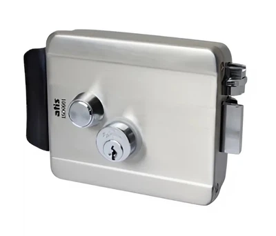 Замок дверной электромеханический Atis Lock SS, 12 В постоянного тока, Grey