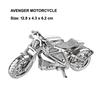 3D металевий пазл Avenger Motorcycle