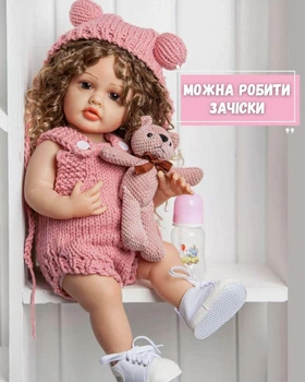 Реалистичная кукла Реборн BZ Doll Лада 55 см. Можно купать. Reborn с сертификатом качества