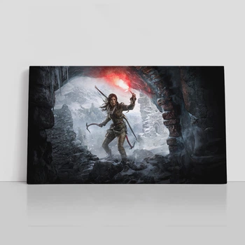 Интерьерная картина Томб Райдер, Лара Крофт, Rise of the Tomb Raider (2013), Lara Croft, 34×60 см (id5804)