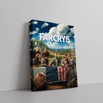 Интерьерная картина Фар Край 5, Far Cry 5, плакат для геймера, 39×30 см (id4678)