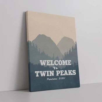 Інтер'єрна картина Твін Пікс, Twin Peaks, 60×43 см (id4455)