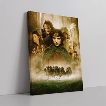Интерьерная картина Властелин колец: Братство Кольца, Lord of the Rings: Fellowship of the Ring, 42×30 см (id2701)