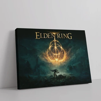 Интерьерная картина Кольцо Элдена, Elden Ring, плакат для геймера, 28×42 см (id4685)