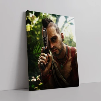 Интерьерная картина Фар Край 3, Ваас Монтенегро, Far Cry 3, плакат для геймера, 42×30 см (id0679)