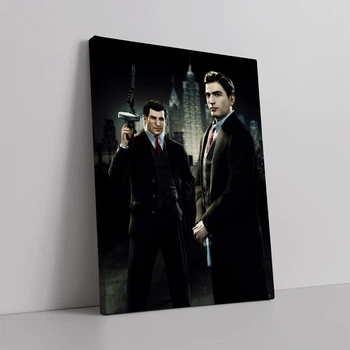 Интерьерная картина Мафия 2, главные герои, Mafia Ⅱ, 42×30 см (id3903)