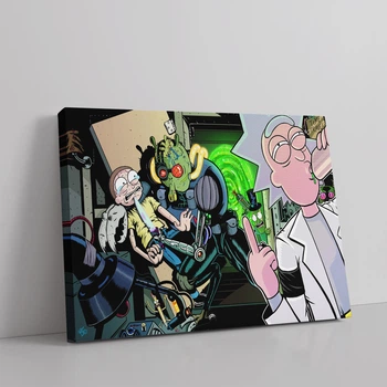 Інтер'єрна картина Рік та Морті, Rick and Morty, 28×42 см (id0789)