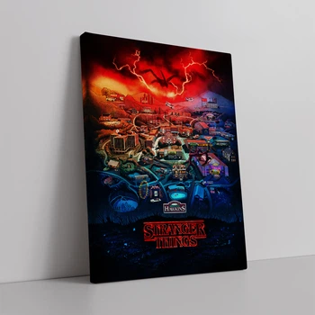 Інтер'єрна картина Дивні Дива, Stranger Things, 42×30 см (id4647)