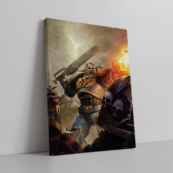 Інтер'єрна картина Вархаммер 40000, Ультрамарин, Warhammer 40000, 106×75 см (id1313)