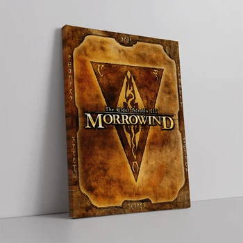 Интерьерная картина Древние Свитки 3: Морровинд, The Elder Scrolls III: Morrowind (2002), 42×30 см (id6581)