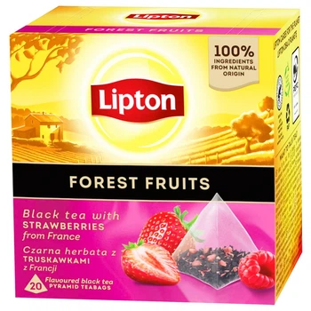 Чай Lipton Forest Fruit 20*1,8г черный пирамидки (12)
