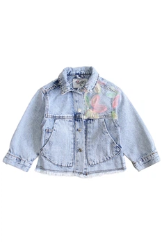 Джинсовая куртка Escabel Kids 104 см Голубой (2125000871387)