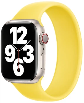 Ремінець Apple Watch Solo Loop для Apple Watch 45mm Size 9 Canary Yellow (MQW83)
