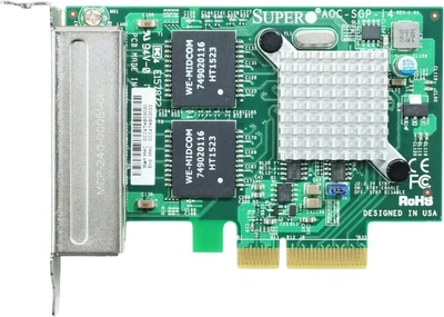 Karta sieciowa Supermicro AOC-SGP-I4 4xRJ45