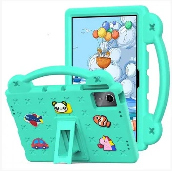 Детский чехол Junior Case Tablet на планшет Doogee T30SE (11") / бирюзовый