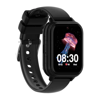Смарт-годинник дитячий Wonlex KT33 з камерою WI-FI GPS SIM-картка силіконовий ремінець Black (17774-hbr)