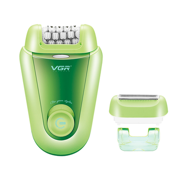 Эпилятор VGR GREEN 2 в 1 V-758, 2 насадки