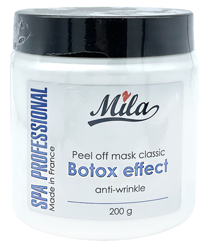 Альгинатная маска Ботокс - эффект, коррекция мимических морщин / Masque Botox Like, ТМ Mila, Франция, 200 г