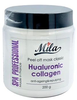 Альгінатна маска Гіалуронова кислота + морської колаген / hyal.acid&mar.collagen, ТМ Mila, Франції 200 г