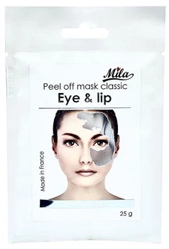 Альгінатна маска Для контуру очей та губ, зволоження, укріплення / Peel Off Mask Eye&Lip Contour, ТМ Mila, Франція, 25г
