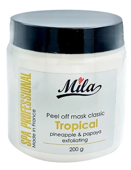 Альгінатна маска Ананас і Папая — очищення / MASK CLASSIC TROPICAL POWDERТМ Mila, Франції, 200г