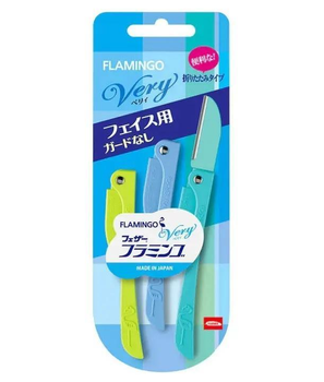 Жіноча бритва для обличчя Feather Flamingo Very, 3 шт