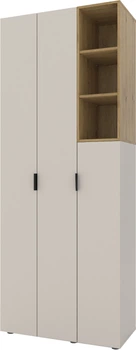 Шафа Metkas Home A003R 900x420x2300 мм ЛДСП Кашемір - Дуб Артізан (MA003R-KD)