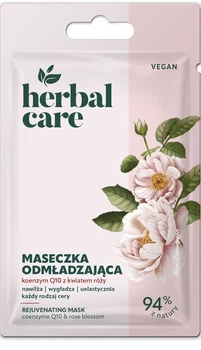 Омолаживающая Маска Herbal Care для лица Коэнзим Q10 и цветы розы 7 г