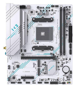 Материнська плата Maxsun B550 GAMING WIFI ICE (MS-B550 GAMING WIFI ICE) (Socket AM4, AMD B550, Micro-ATX)